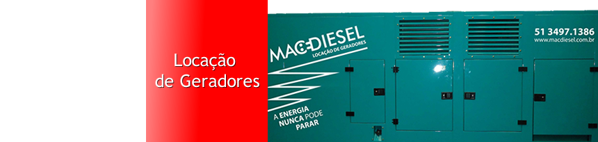 Aluguel de geradores para festas e eventos